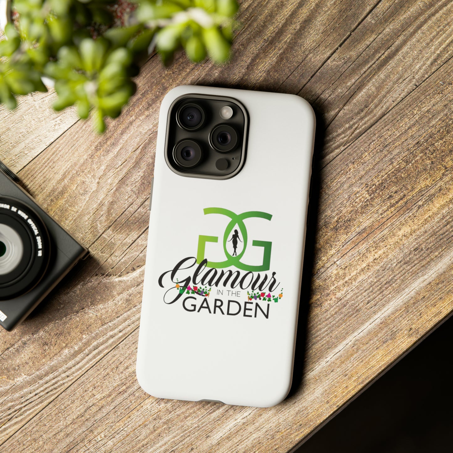 Glamour In The Garden Tough Customizable Phone Cases | Apple iPhone, Samsung Galaxy, and Google Pixel