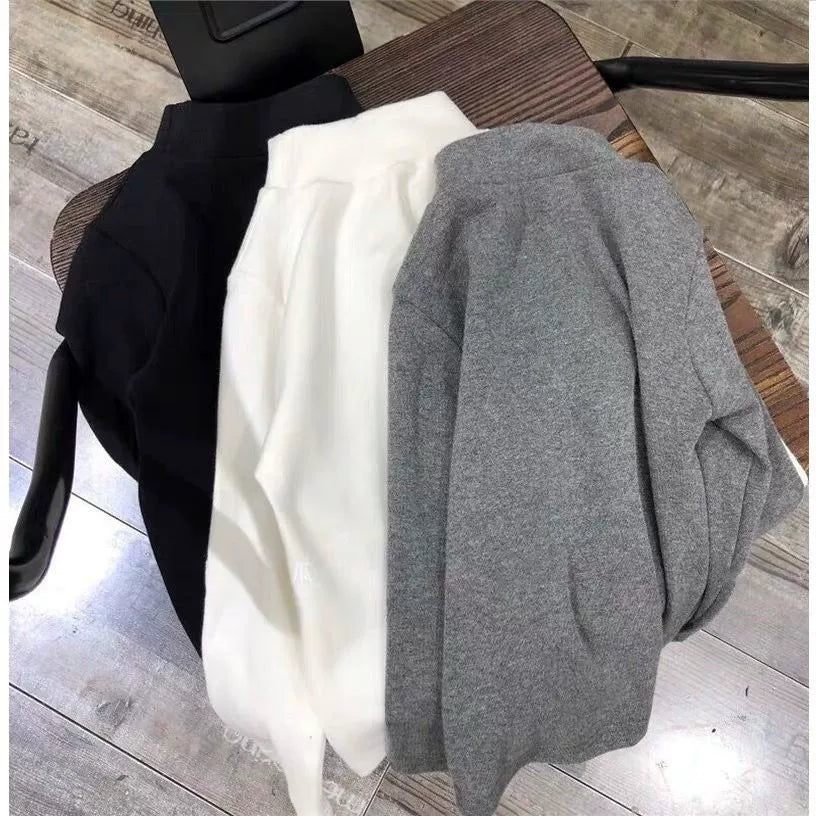 Children's Half-High Collar Long Sleeves Autumn and Winter Base Shirt