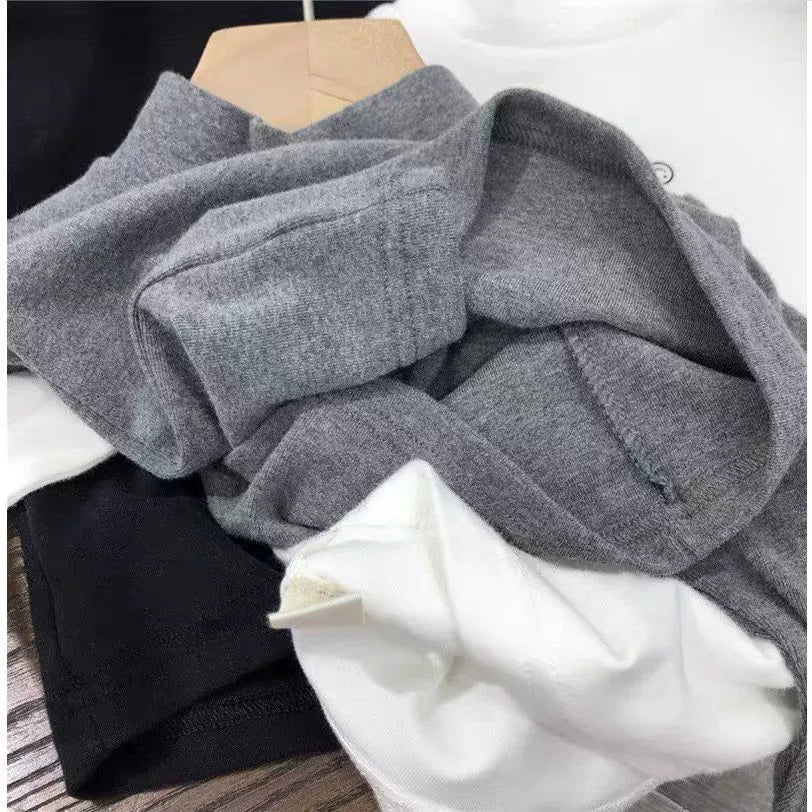 Children's Half-High Collar Long Sleeves Autumn and Winter Base Shirt
