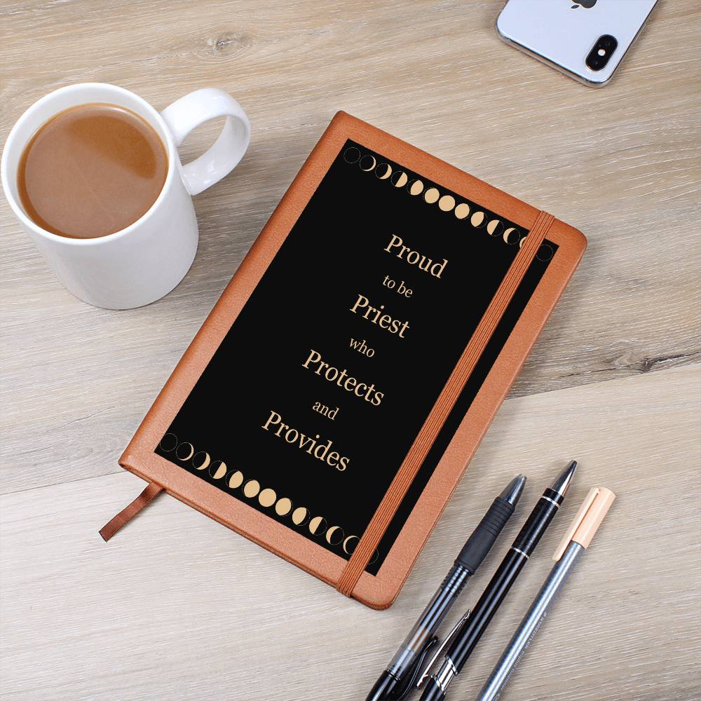 Proud To Be Priest Who Protects and Provides Journal Great gift to celebrate Father's Day, Anniversary, Birthday, Graduation, Grandfather's, Uncles, Nephews, or any other celebration.
