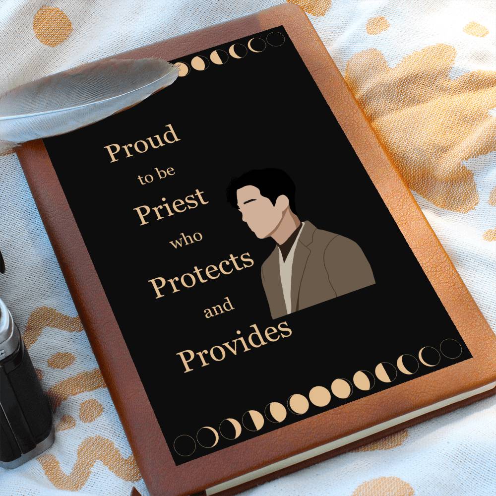 Proud To Be Priest Who Protects and Provides Journal Great gift to celebrate Father's Day, Anniversary, Birthday, Graduation, Grandfather's, Uncles, Nephews, or any other celebration.