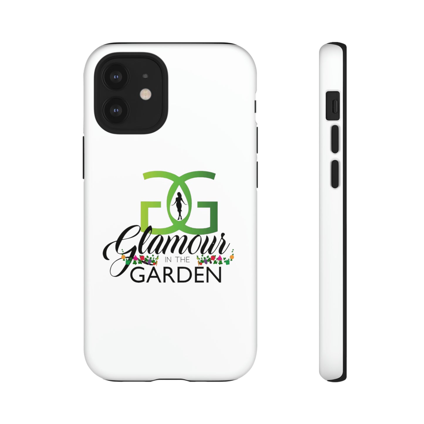 Glamour In The Garden Tough Customizable Phone Cases | Apple iPhone, Samsung Galaxy, and Google Pixel