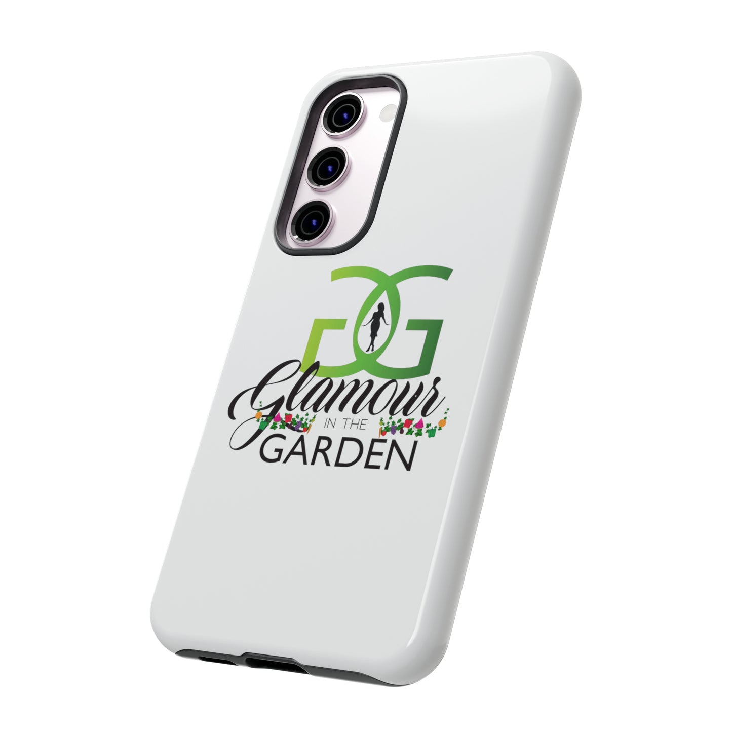 Glamour In The Garden Tough Customizable Phone Cases | Apple iPhone, Samsung Galaxy, and Google Pixel
