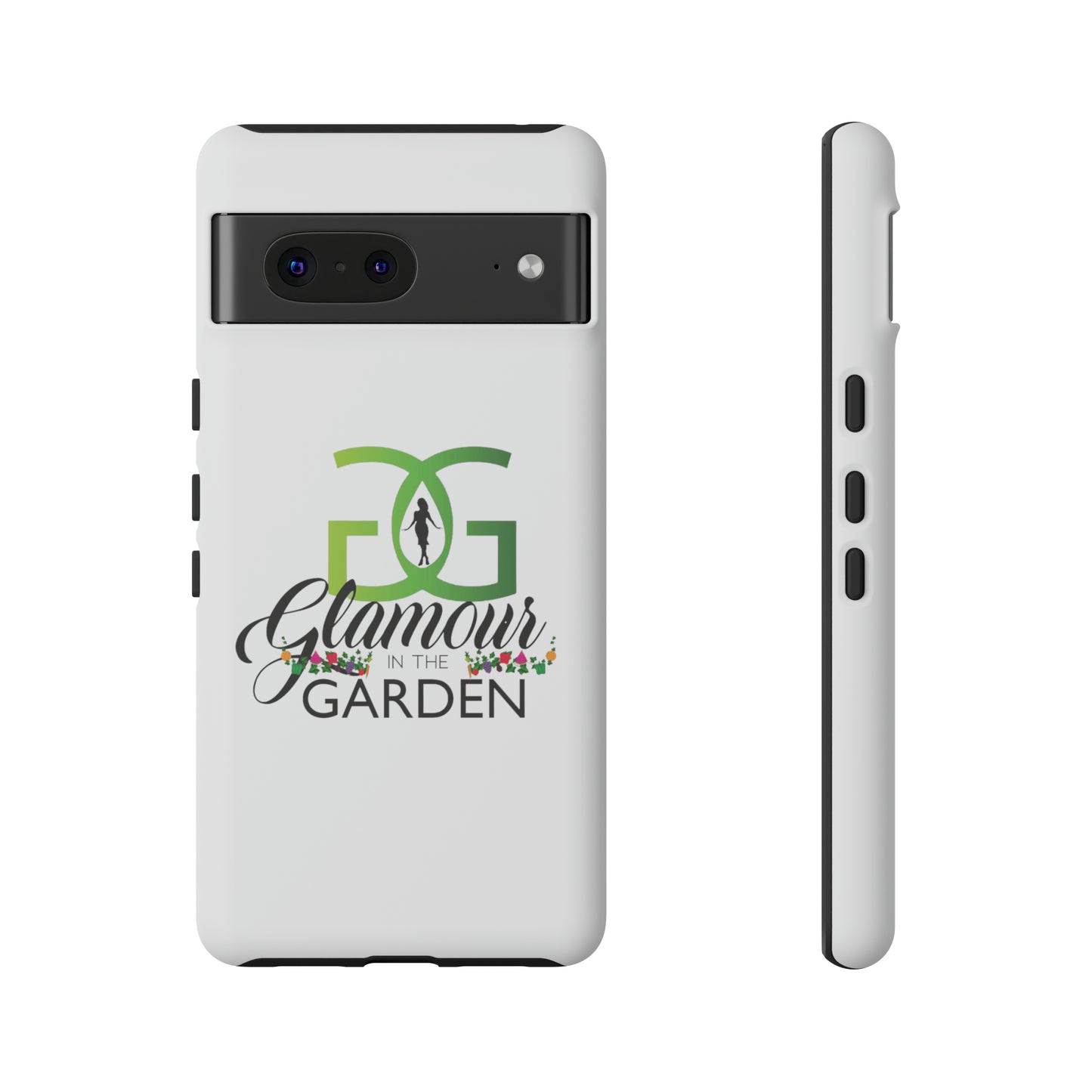Glamour In The Garden Tough Customizable Phone Cases | Apple iPhone, Samsung Galaxy, and Google Pixel