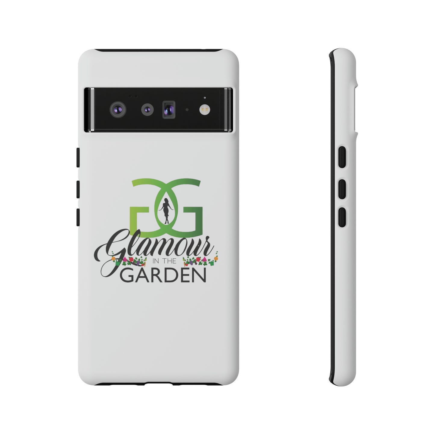 Glamour In The Garden Tough Customizable Phone Cases | Apple iPhone, Samsung Galaxy, and Google Pixel