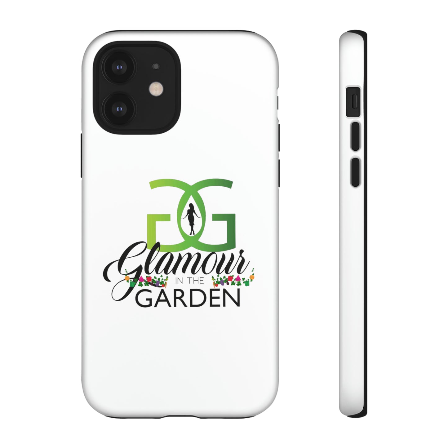 Glamour In The Garden Tough Customizable Phone Cases | Apple iPhone, Samsung Galaxy, and Google Pixel