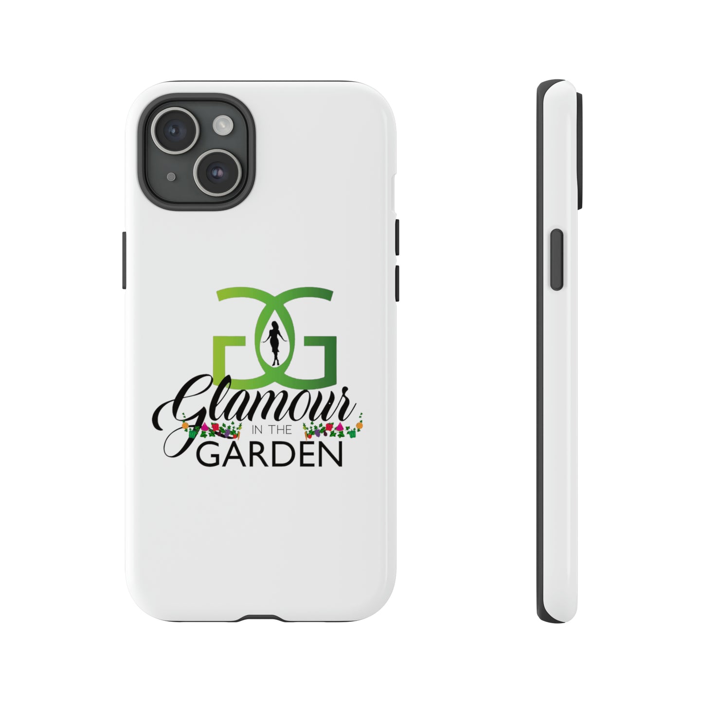 Glamour In The Garden Tough Customizable Phone Cases | Apple iPhone, Samsung Galaxy, and Google Pixel