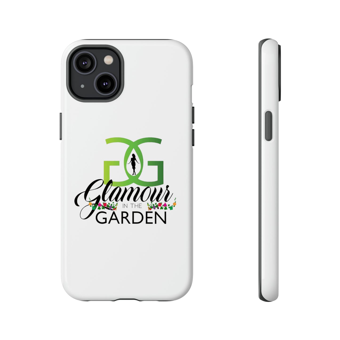 Glamour In The Garden Tough Customizable Phone Cases | Apple iPhone, Samsung Galaxy, and Google Pixel