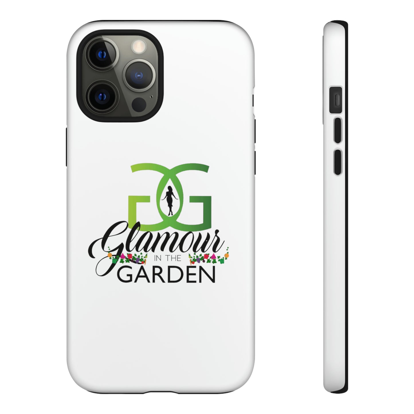 Glamour In The Garden Tough Customizable Phone Cases | Apple iPhone, Samsung Galaxy, and Google Pixel
