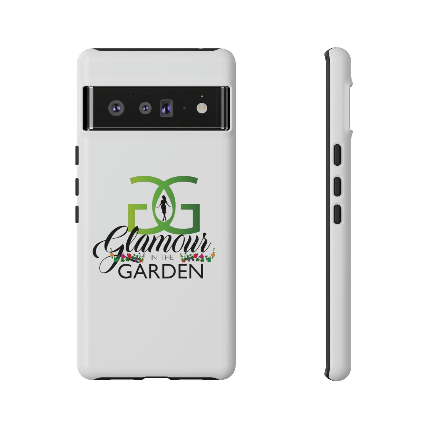 Glamour In The Garden Tough Customizable Phone Cases | Apple iPhone, Samsung Galaxy, and Google Pixel