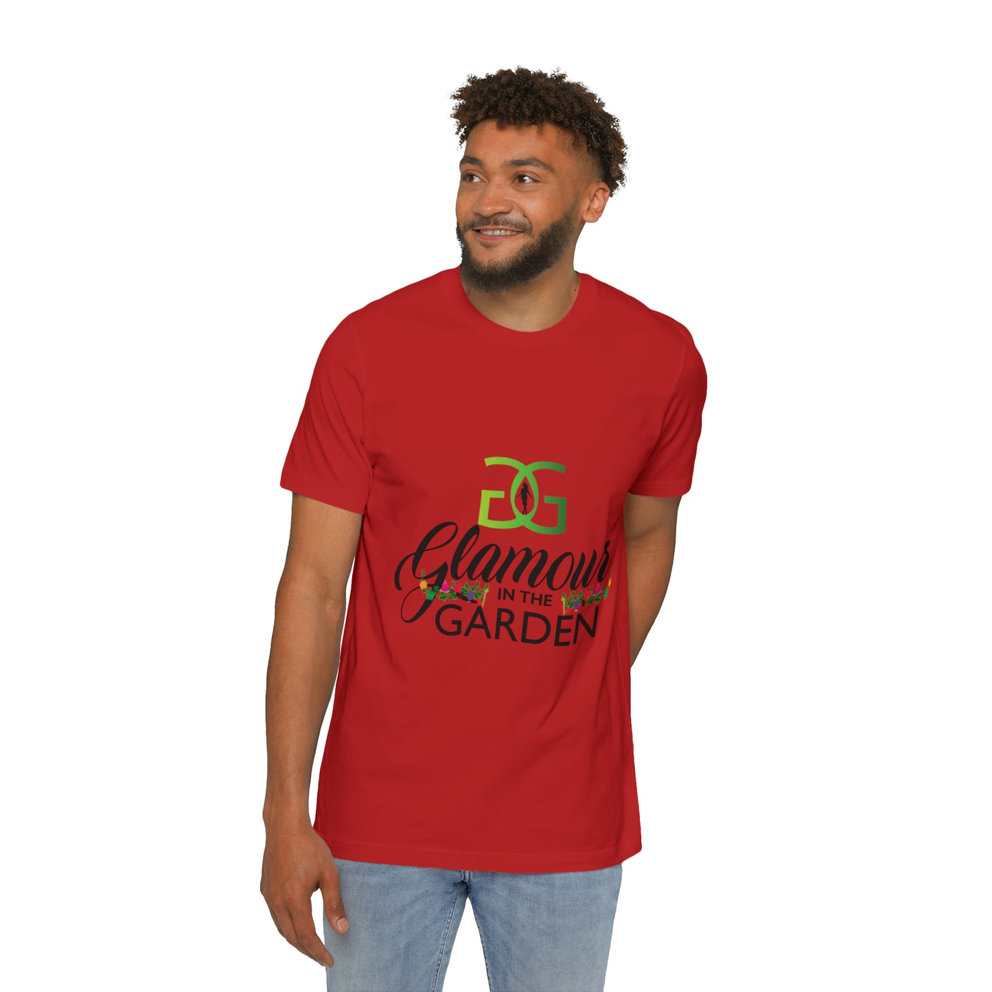 Glamour In The Garden USA-Made Unisex Short-Sleeve Jersey T-Shirt