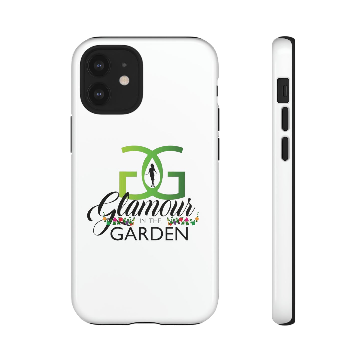 Glamour In The Garden Tough Customizable Phone Cases | Apple iPhone, Samsung Galaxy, and Google Pixel