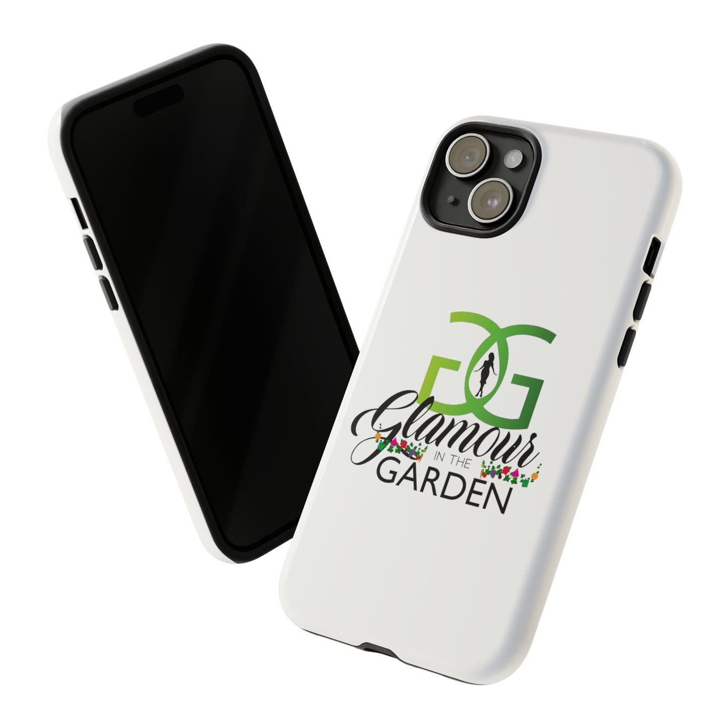 Glamour In The Garden Tough Customizable Phone Cases | Apple iPhone, Samsung Galaxy, and Google Pixel