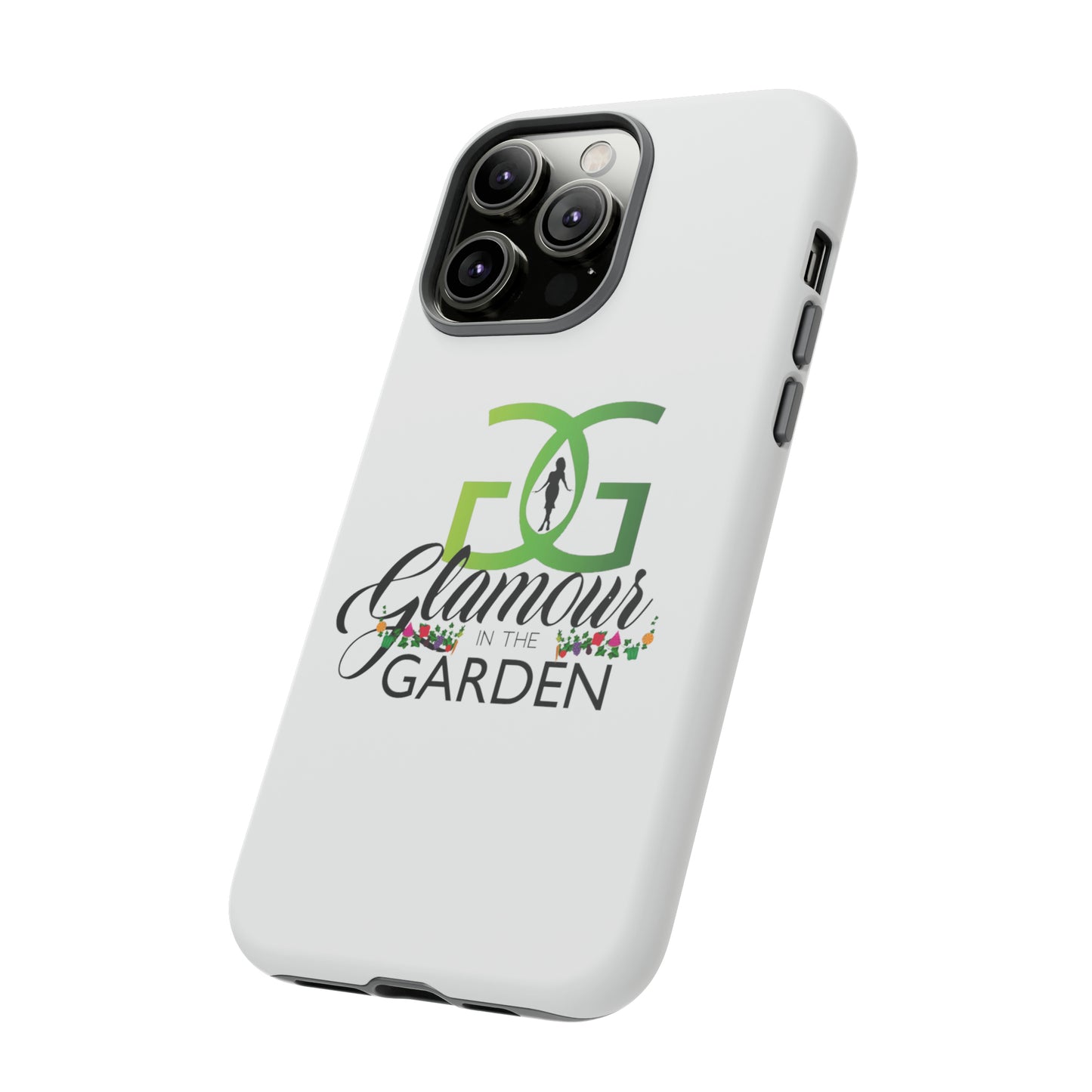 Glamour In The Garden Tough Customizable Phone Cases | Apple iPhone, Samsung Galaxy, and Google Pixel