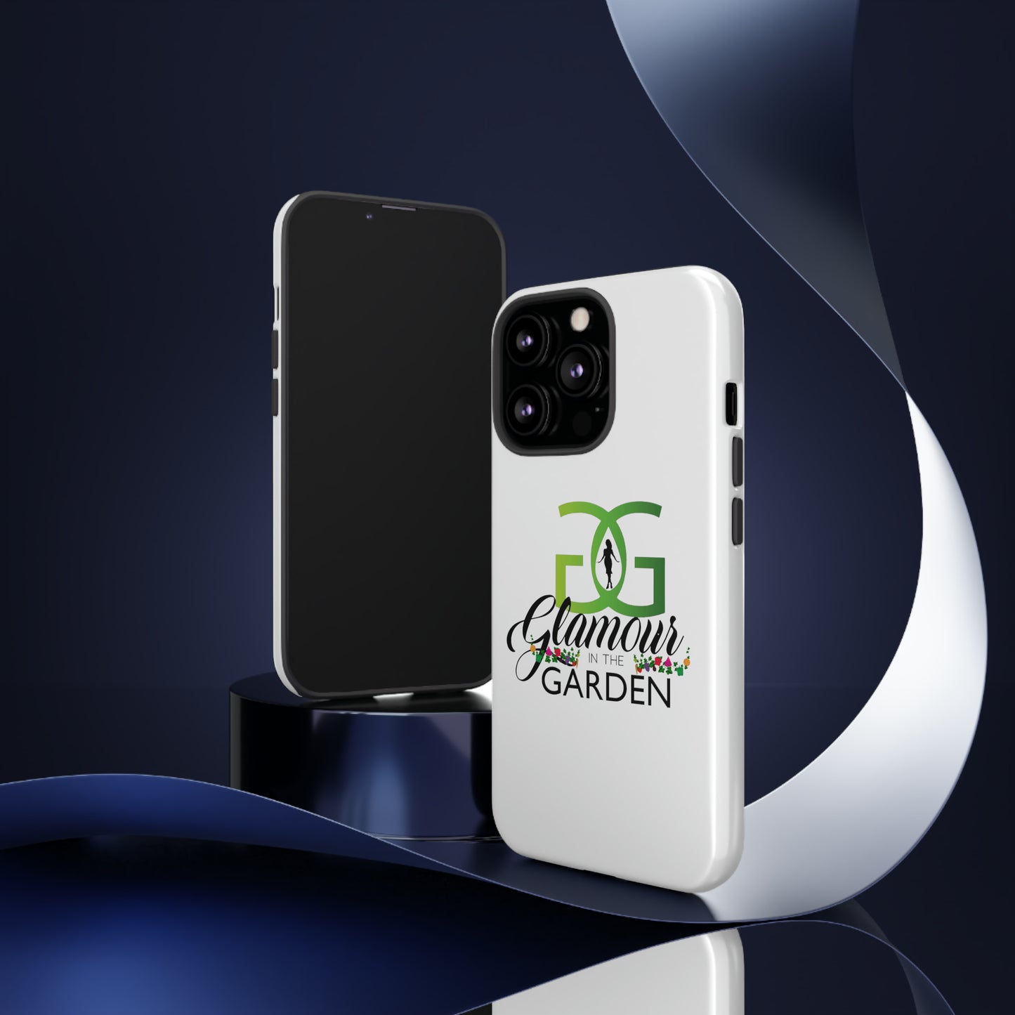 Glamour In The Garden Tough Customizable Phone Cases | Apple iPhone, Samsung Galaxy, and Google Pixel