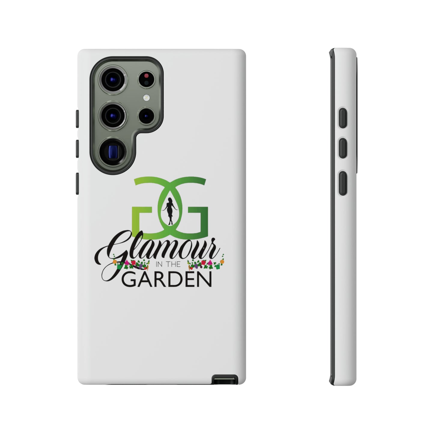 Glamour In The Garden Tough Customizable Phone Cases | Apple iPhone, Samsung Galaxy, and Google Pixel