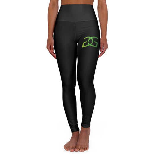 Glamour In The Garden High Waisted Yoga Leggings (AOP)