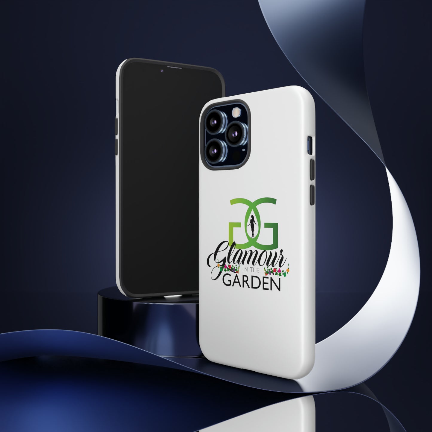 Glamour In The Garden Tough Customizable Phone Cases | Apple iPhone, Samsung Galaxy, and Google Pixel