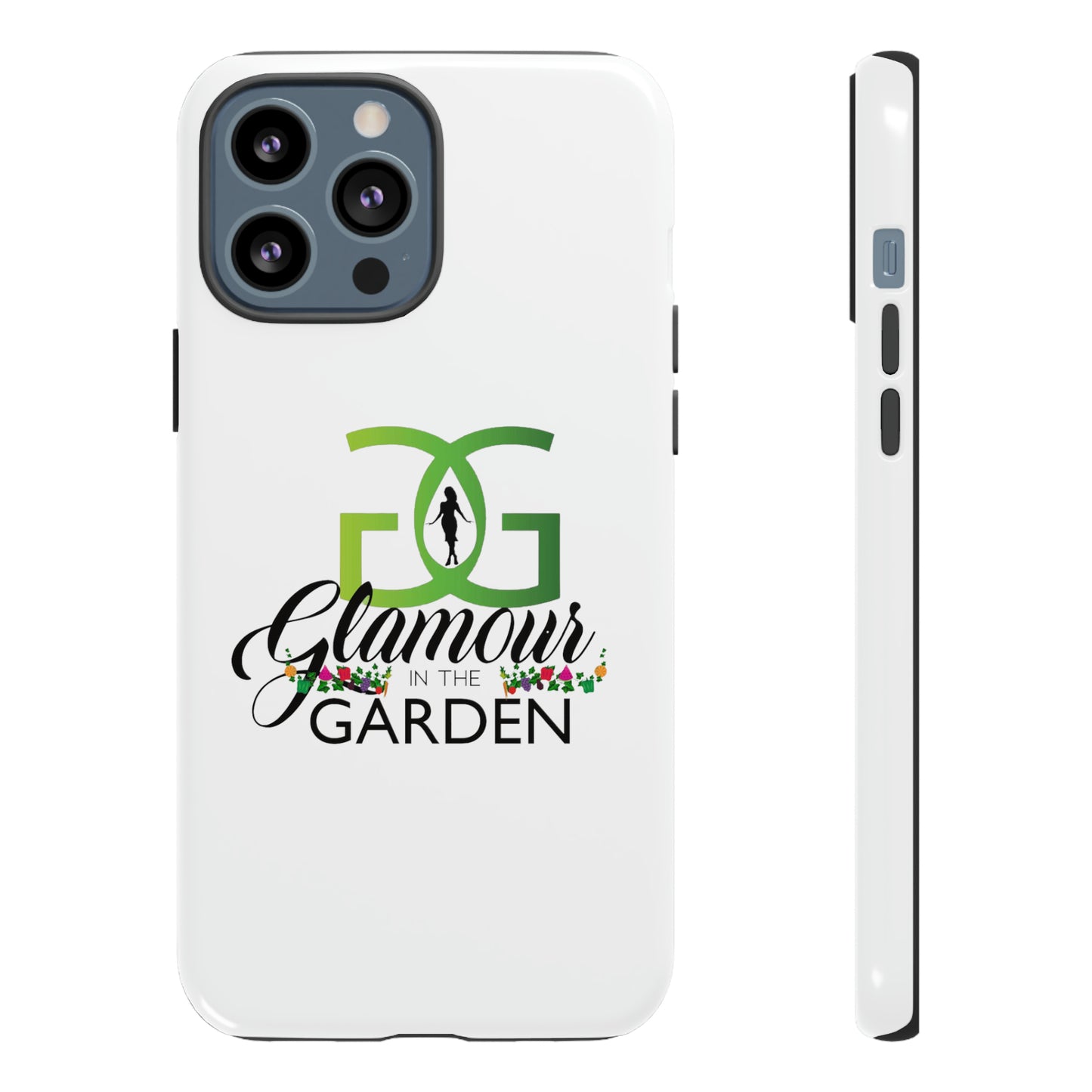 Glamour In The Garden Tough Customizable Phone Cases | Apple iPhone, Samsung Galaxy, and Google Pixel
