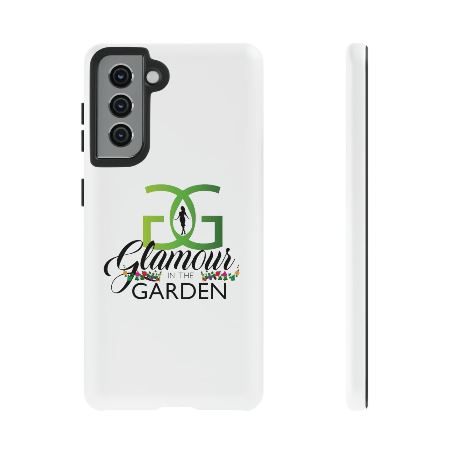 Glamour In The Garden Tough Customizable Phone Cases | Apple iPhone, Samsung Galaxy, and Google Pixel