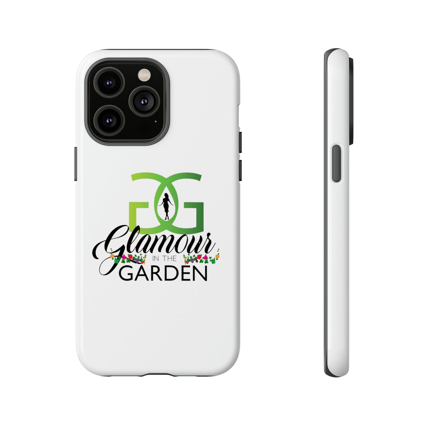 Glamour In The Garden Tough Customizable Phone Cases | Apple iPhone, Samsung Galaxy, and Google Pixel