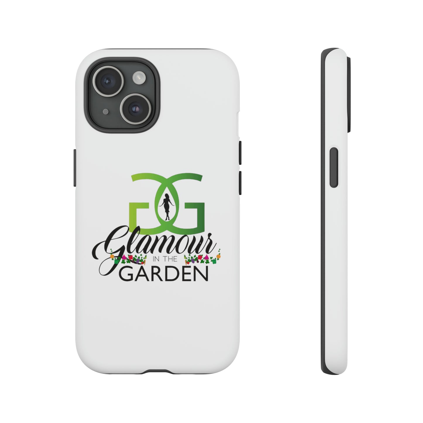 Glamour In The Garden Tough Customizable Phone Cases | Apple iPhone, Samsung Galaxy, and Google Pixel
