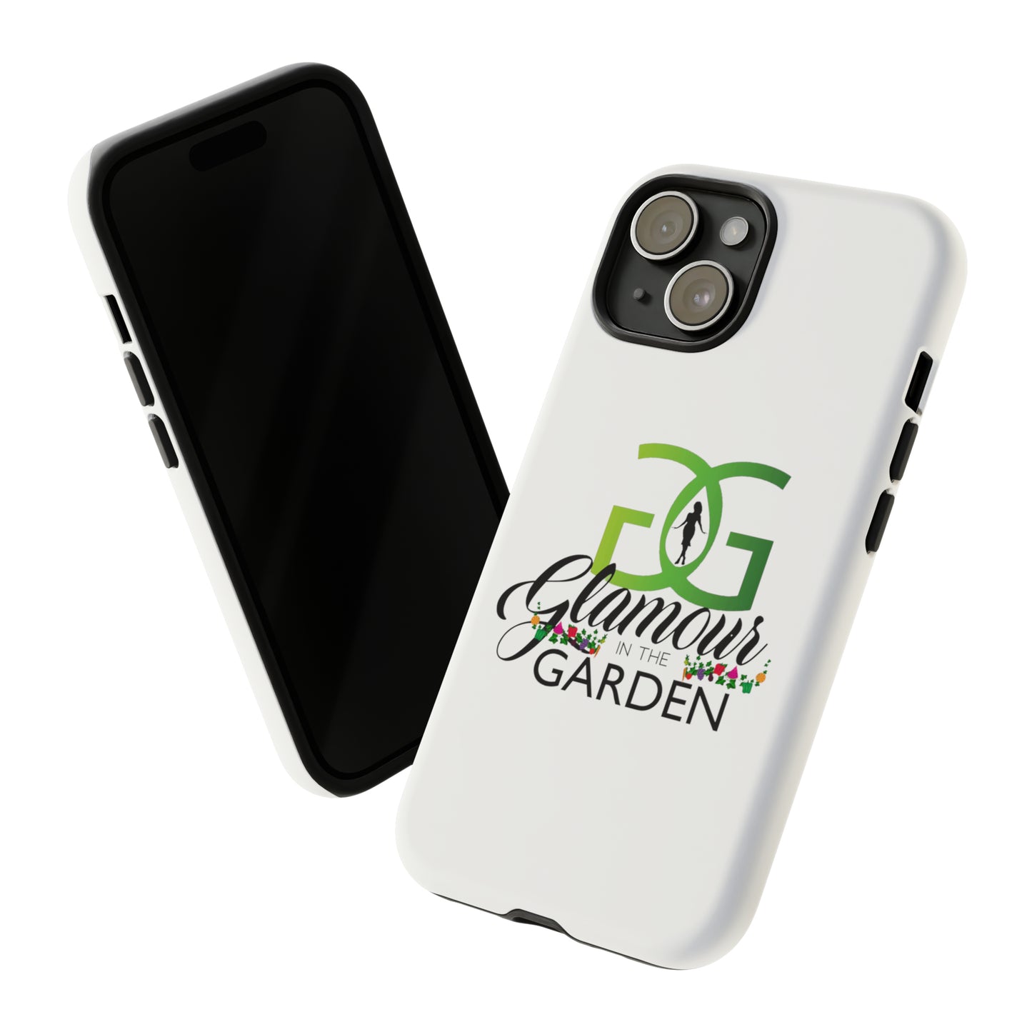 Glamour In The Garden Tough Customizable Phone Cases | Apple iPhone, Samsung Galaxy, and Google Pixel