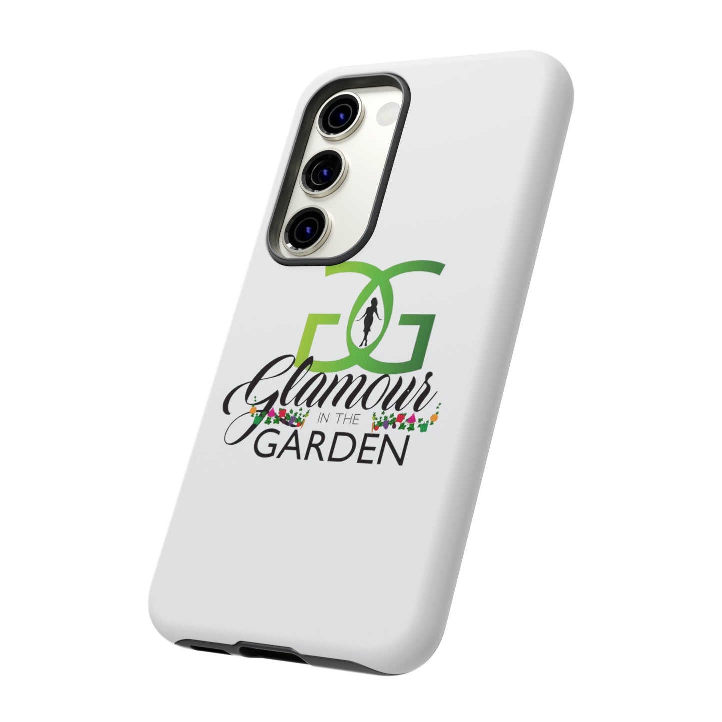 Glamour In The Garden Tough Customizable Phone Cases | Apple iPhone, Samsung Galaxy, and Google Pixel