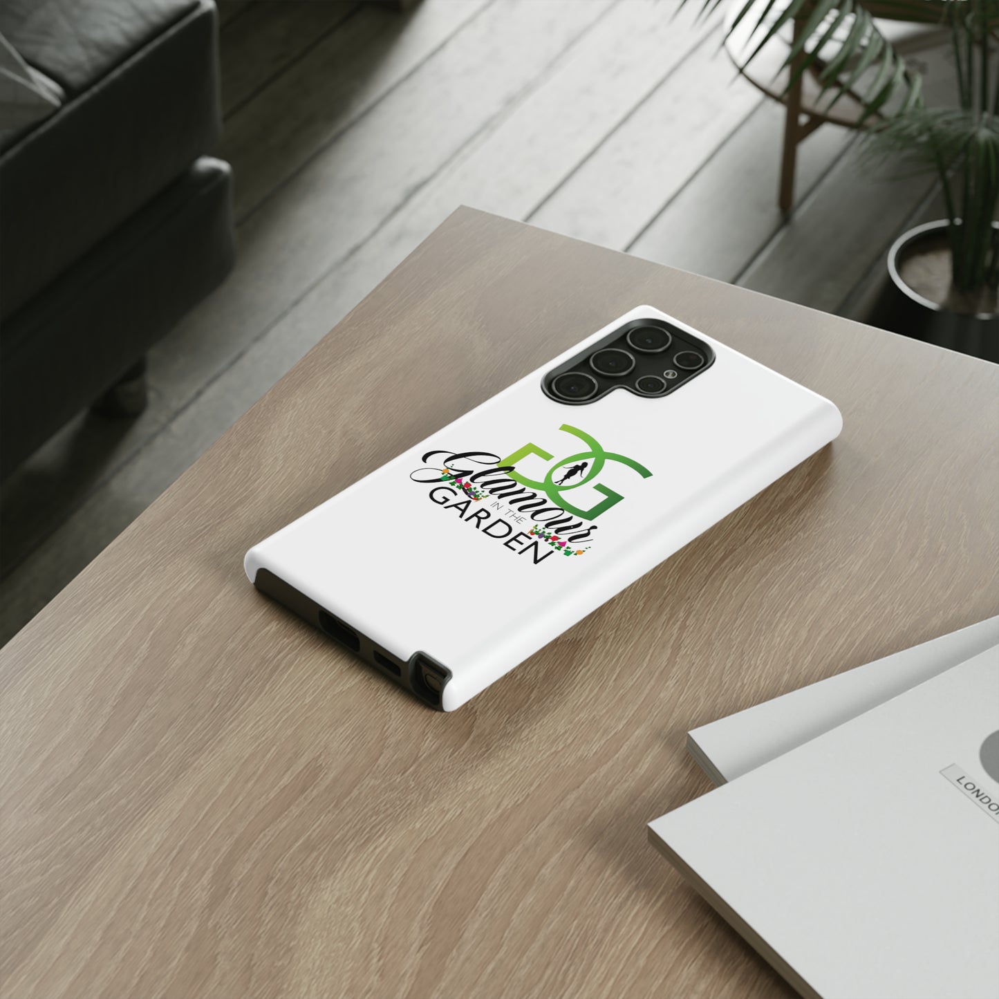 Glamour In The Garden Tough Customizable Phone Cases | Apple iPhone, Samsung Galaxy, and Google Pixel