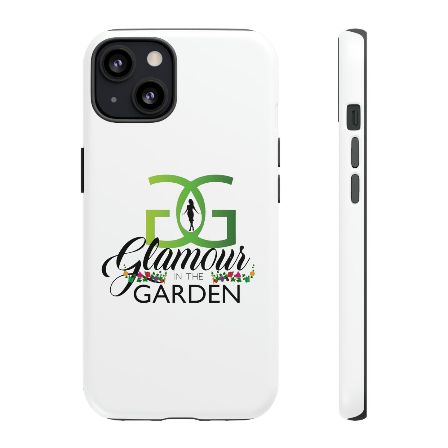 Glamour In The Garden Tough Customizable Phone Cases | Apple iPhone, Samsung Galaxy, and Google Pixel