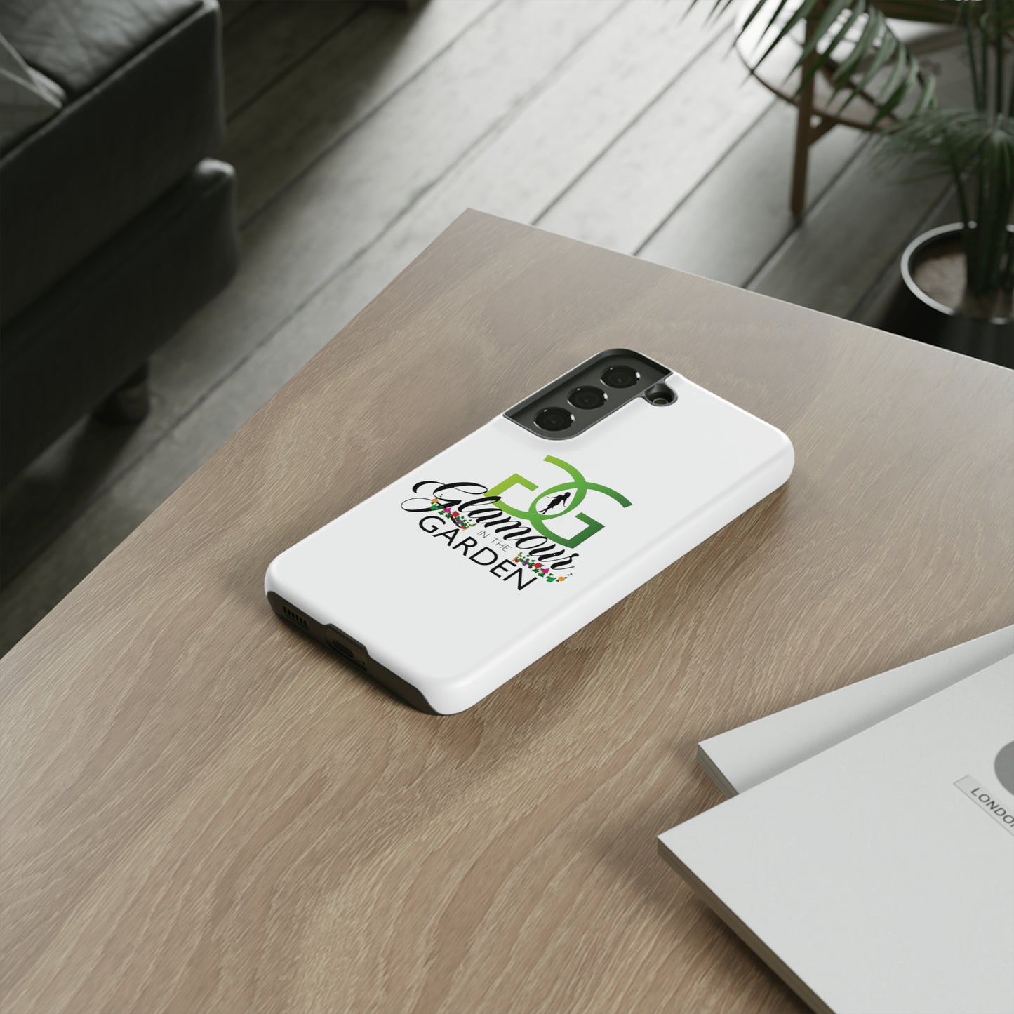 Glamour In The Garden Tough Customizable Phone Cases | Apple iPhone, Samsung Galaxy, and Google Pixel