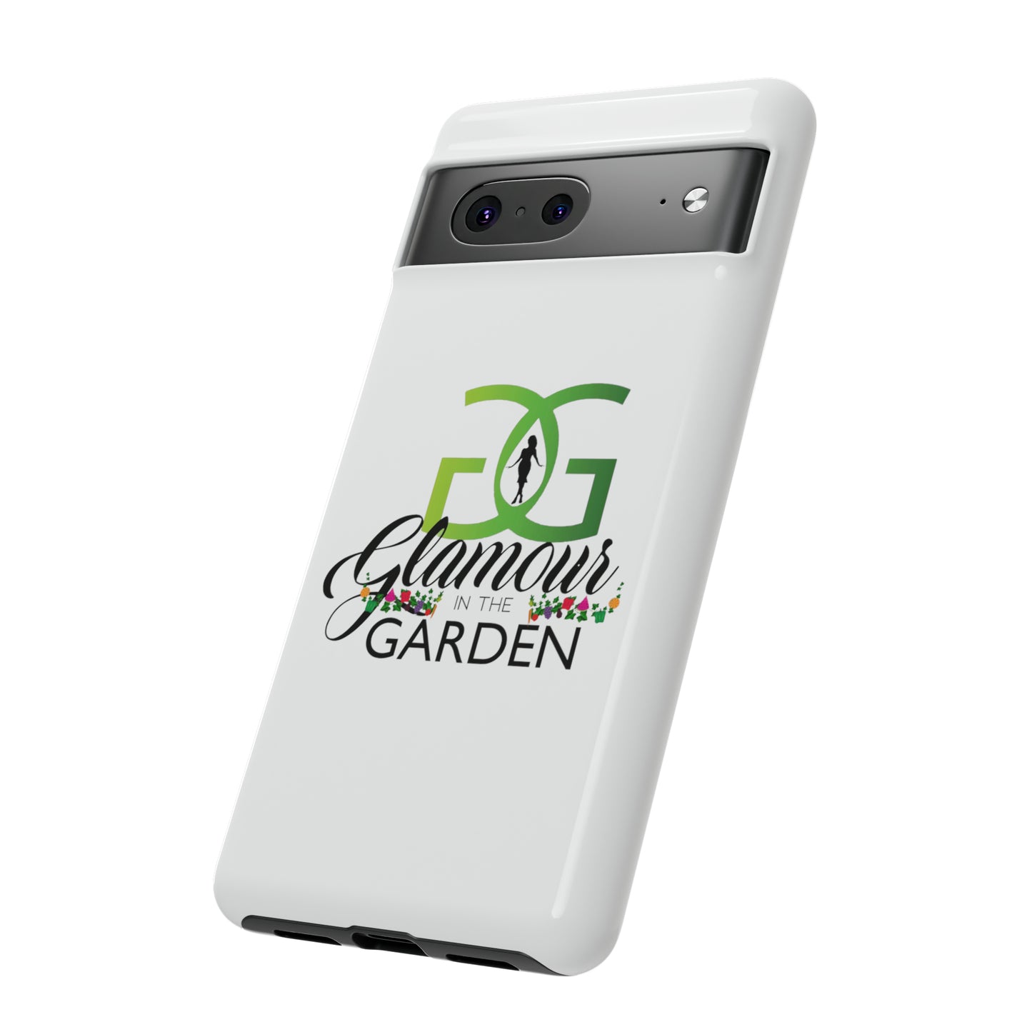 Glamour In The Garden Tough Customizable Phone Cases | Apple iPhone, Samsung Galaxy, and Google Pixel