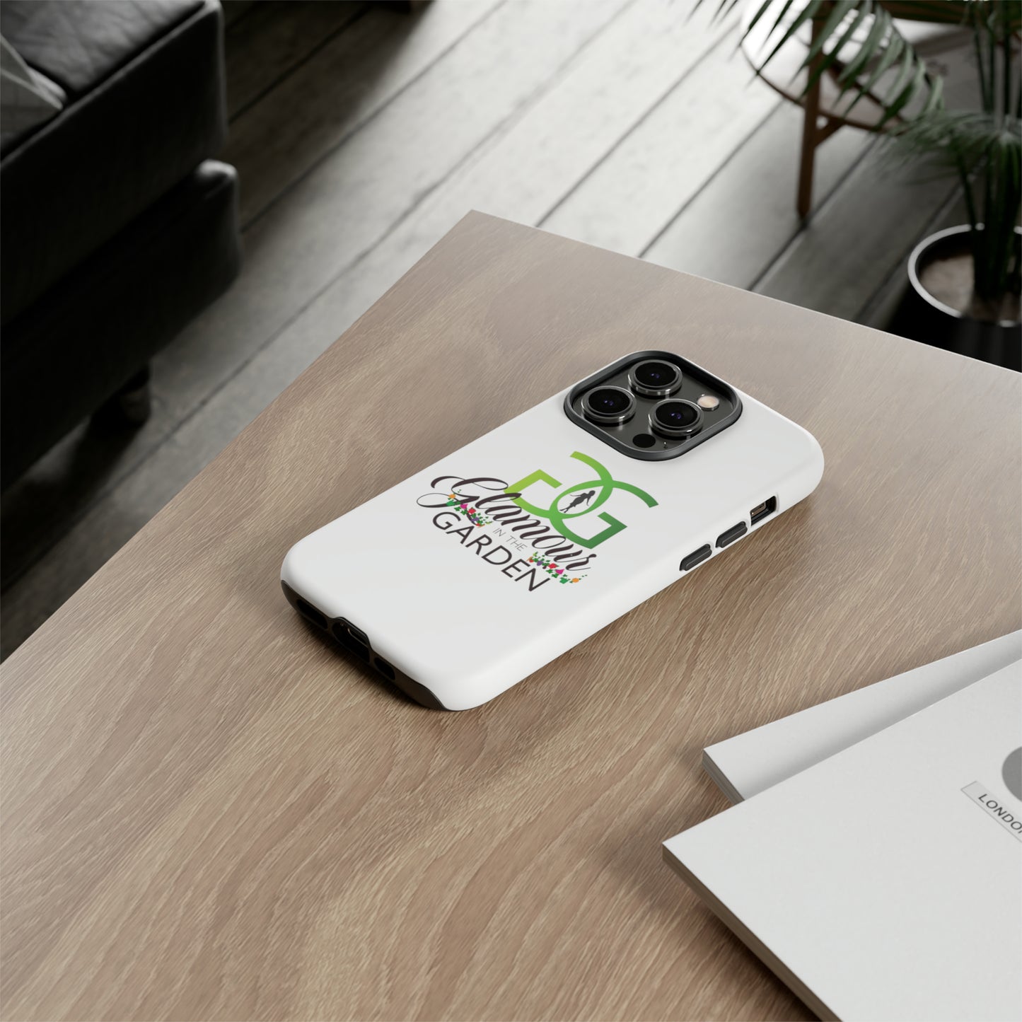 Glamour In The Garden Tough Customizable Phone Cases | Apple iPhone, Samsung Galaxy, and Google Pixel