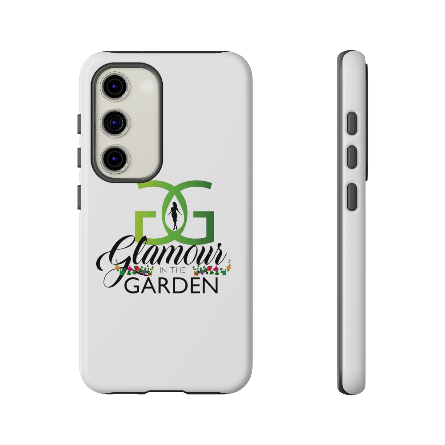 Glamour In The Garden Tough Customizable Phone Cases | Apple iPhone, Samsung Galaxy, and Google Pixel