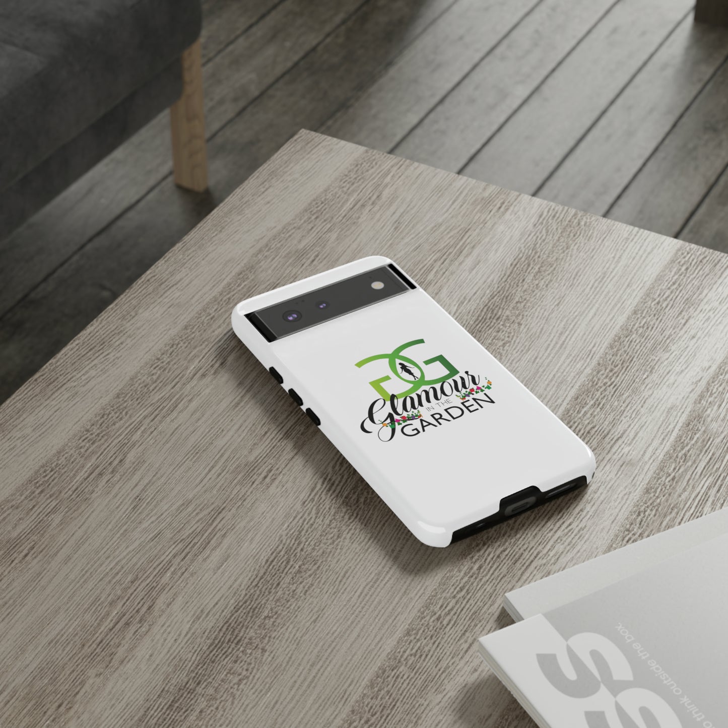 Glamour In The Garden Tough Customizable Phone Cases | Apple iPhone, Samsung Galaxy, and Google Pixel