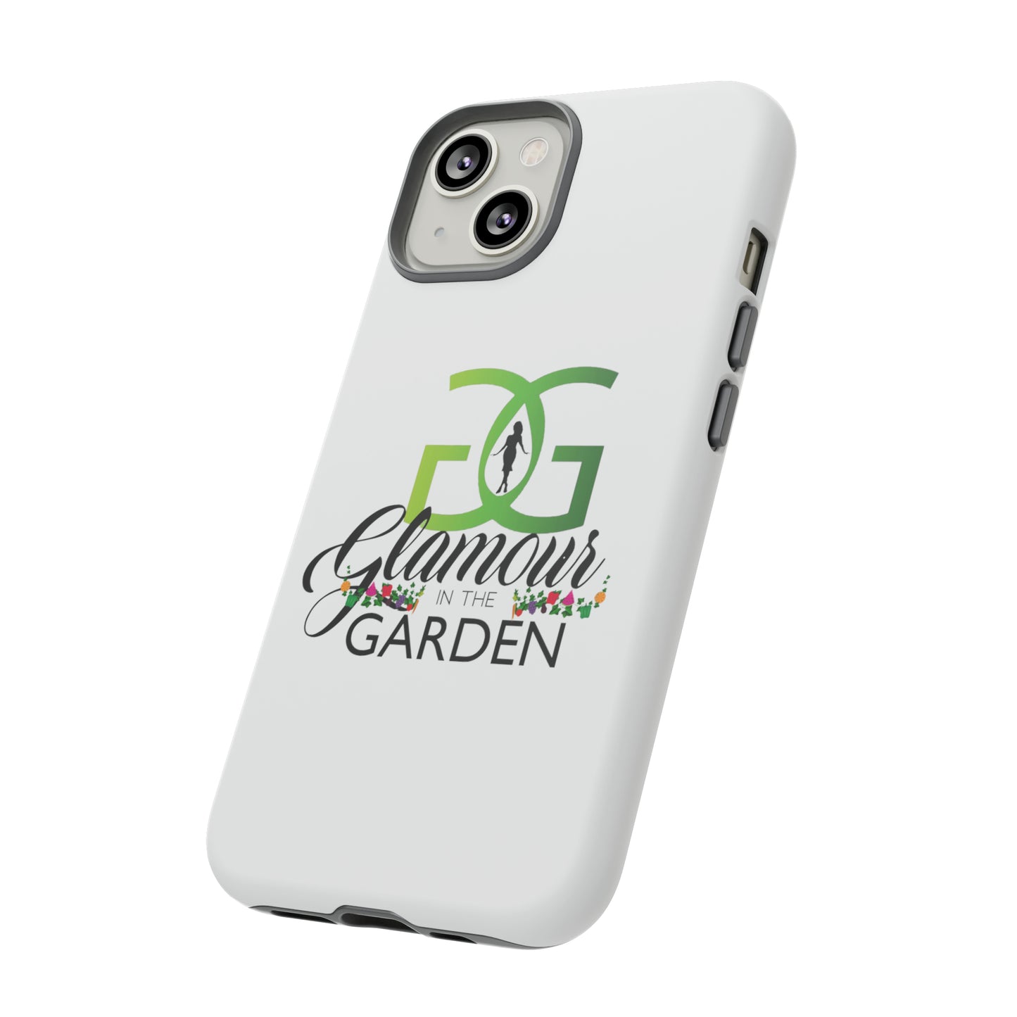 Glamour In The Garden Tough Customizable Phone Cases | Apple iPhone, Samsung Galaxy, and Google Pixel