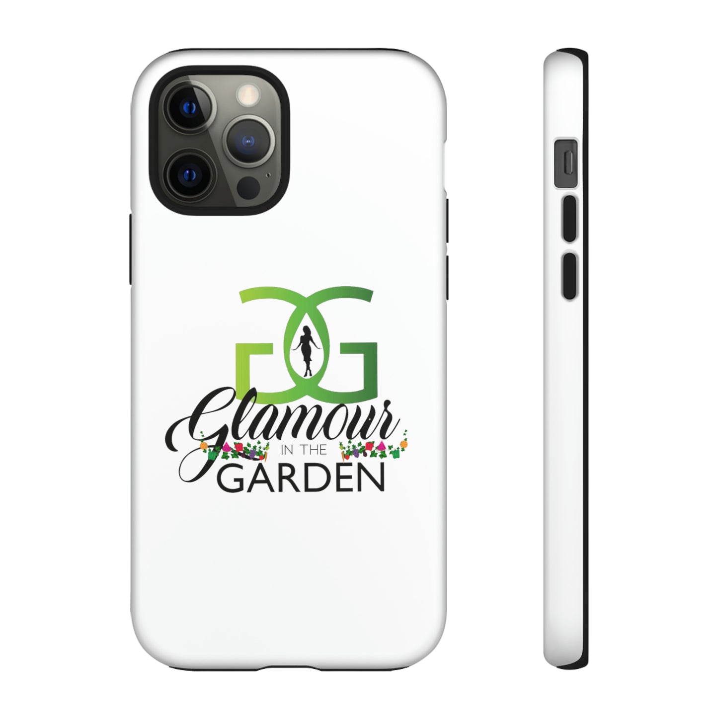 Glamour In The Garden Tough Customizable Phone Cases | Apple iPhone, Samsung Galaxy, and Google Pixel