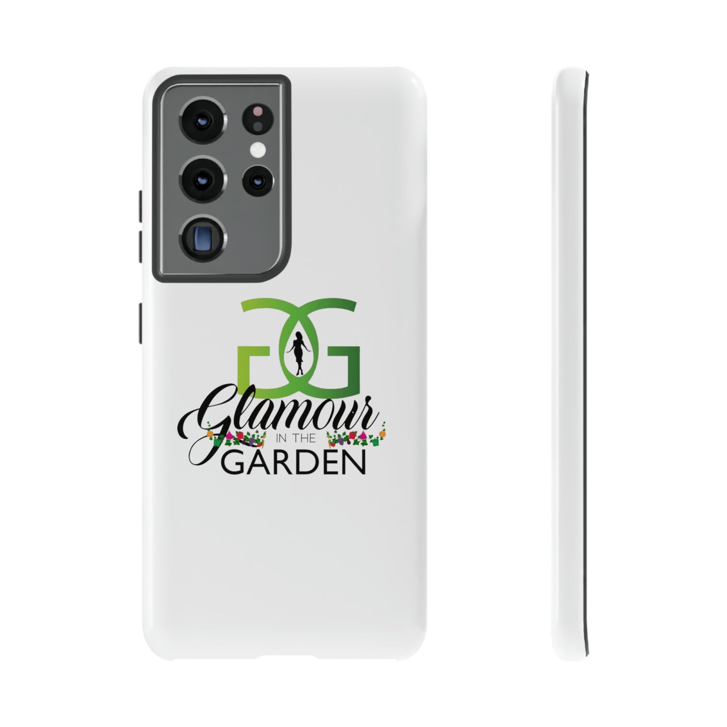 Glamour In The Garden Tough Customizable Phone Cases | Apple iPhone, Samsung Galaxy, and Google Pixel
