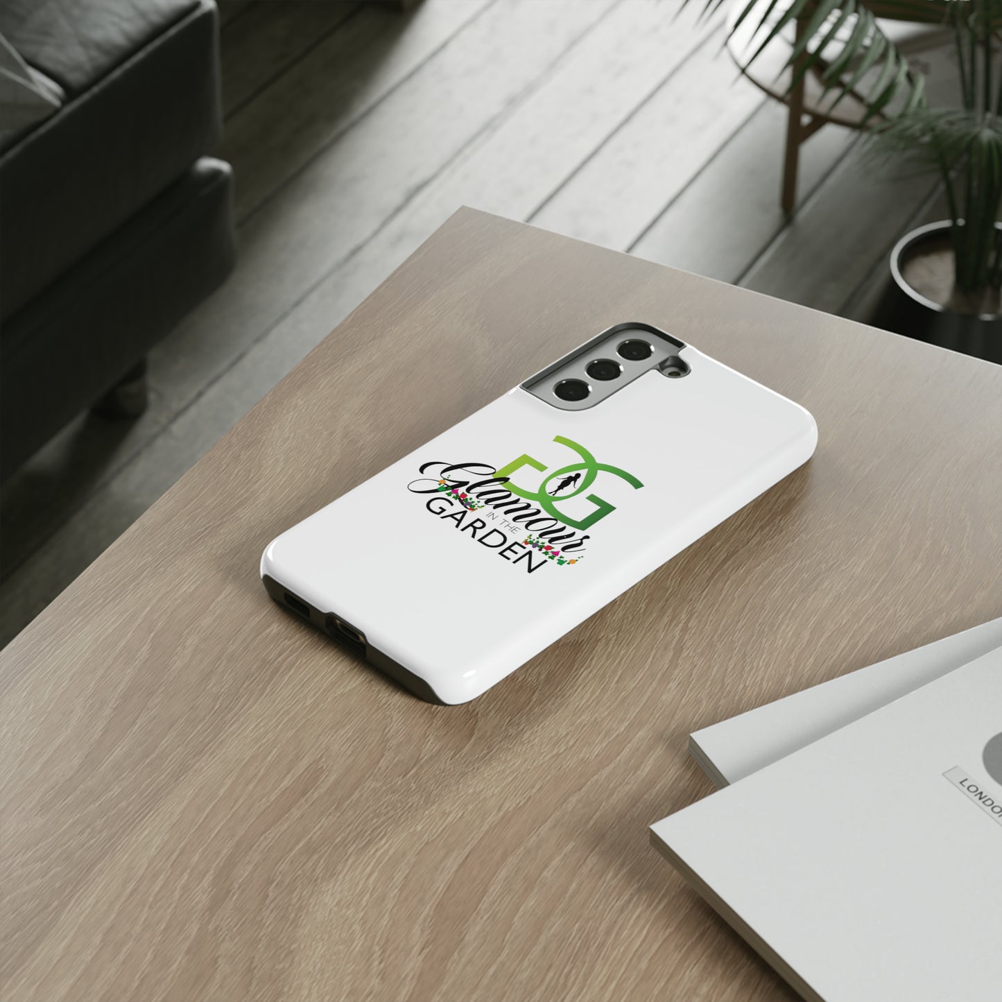 Glamour In The Garden Tough Customizable Phone Cases | Apple iPhone, Samsung Galaxy, and Google Pixel