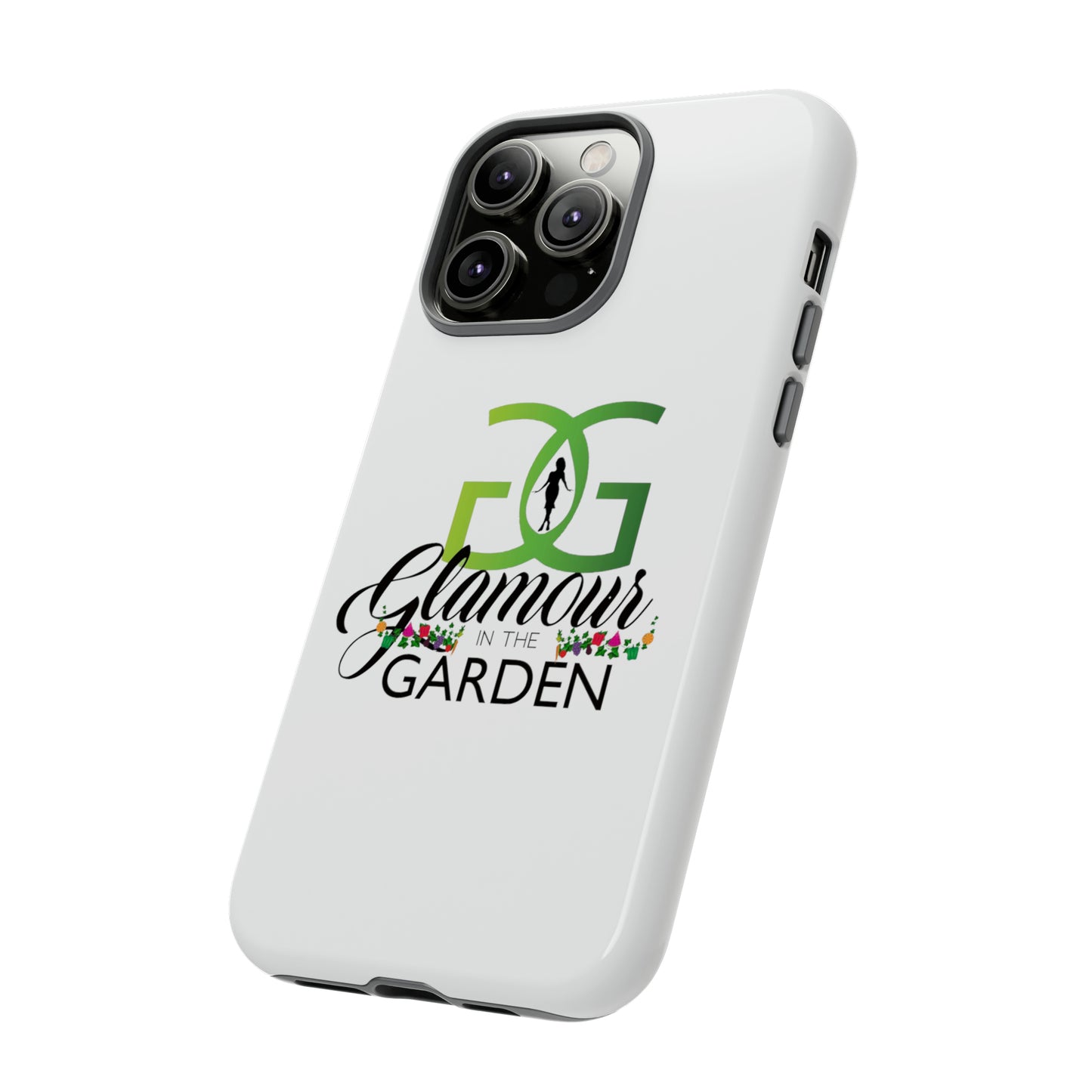 Glamour In The Garden Tough Customizable Phone Cases | Apple iPhone, Samsung Galaxy, and Google Pixel