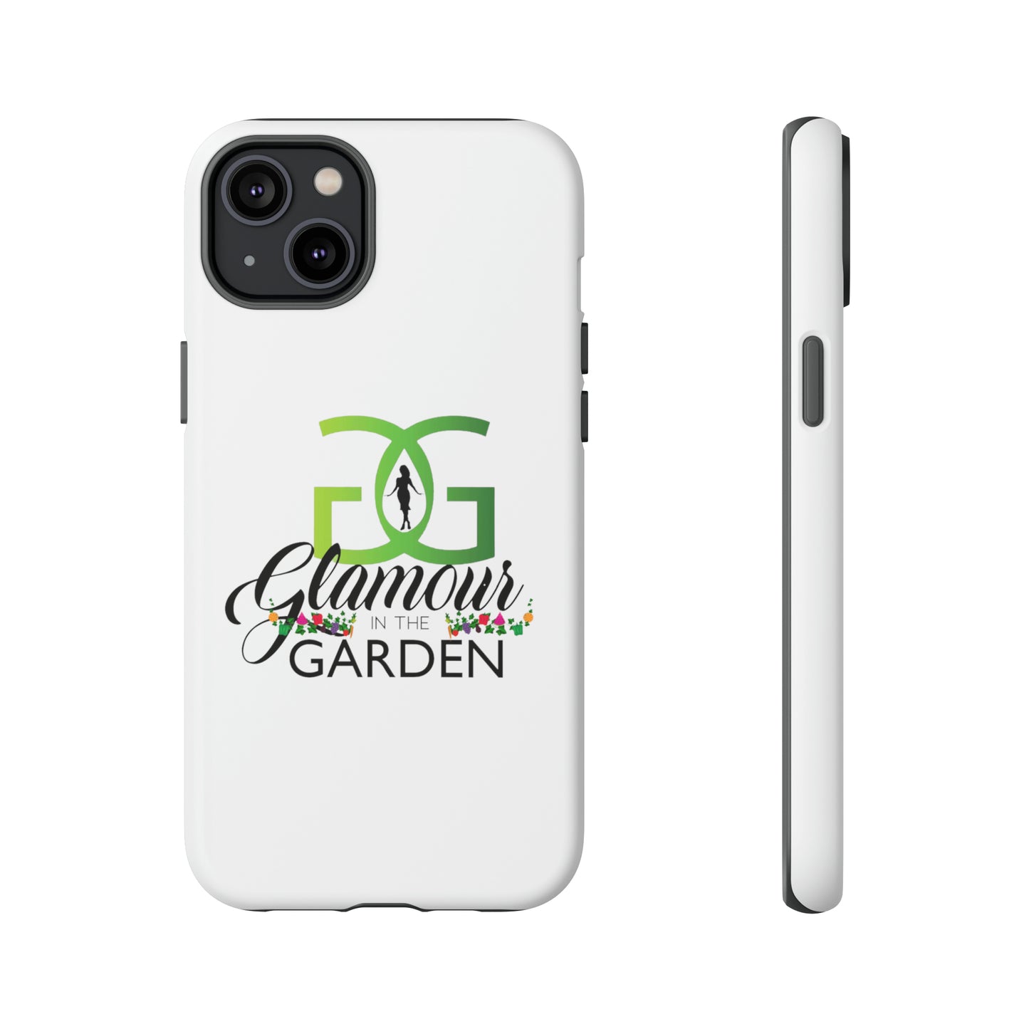 Glamour In The Garden Tough Customizable Phone Cases | Apple iPhone, Samsung Galaxy, and Google Pixel