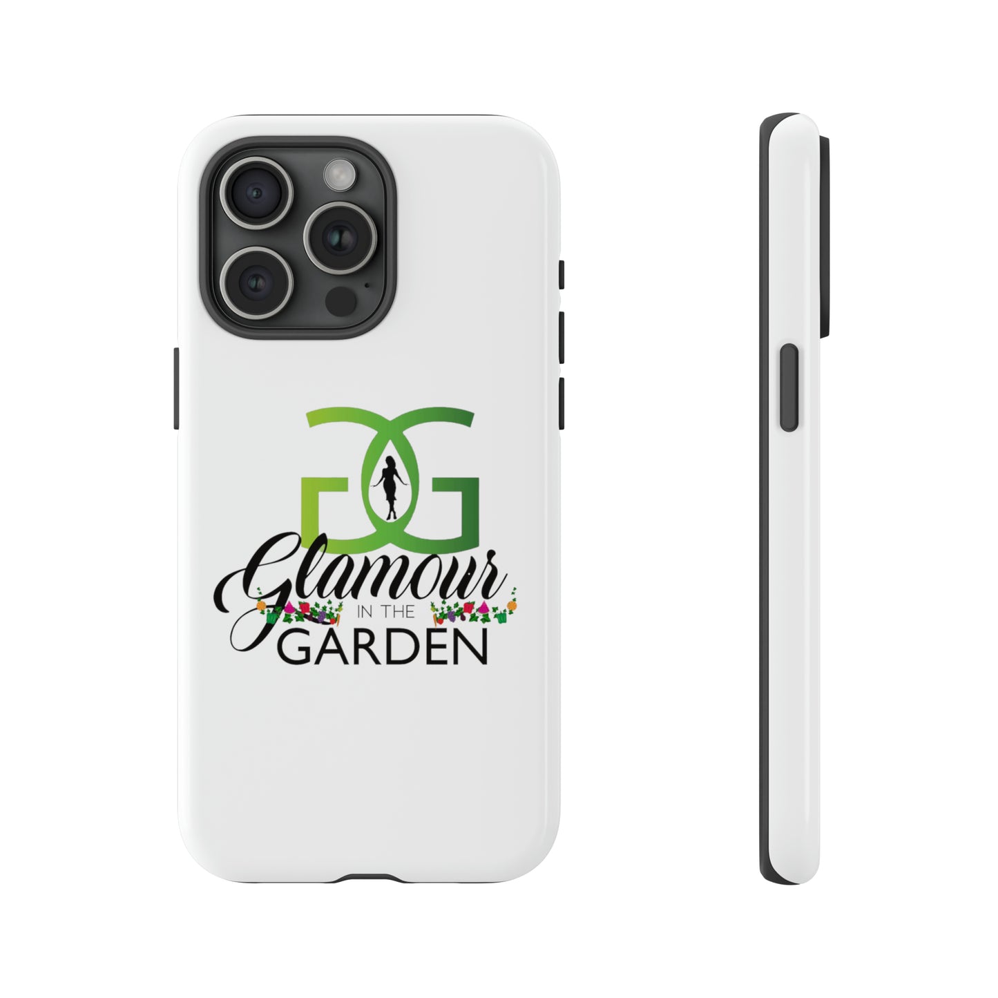 Glamour In The Garden Tough Customizable Phone Cases | Apple iPhone, Samsung Galaxy, and Google Pixel