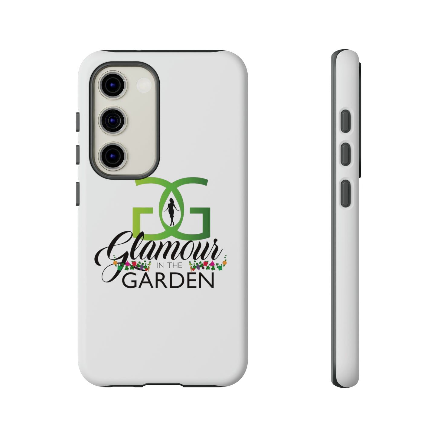 Glamour In The Garden Tough Customizable Phone Cases | Apple iPhone, Samsung Galaxy, and Google Pixel