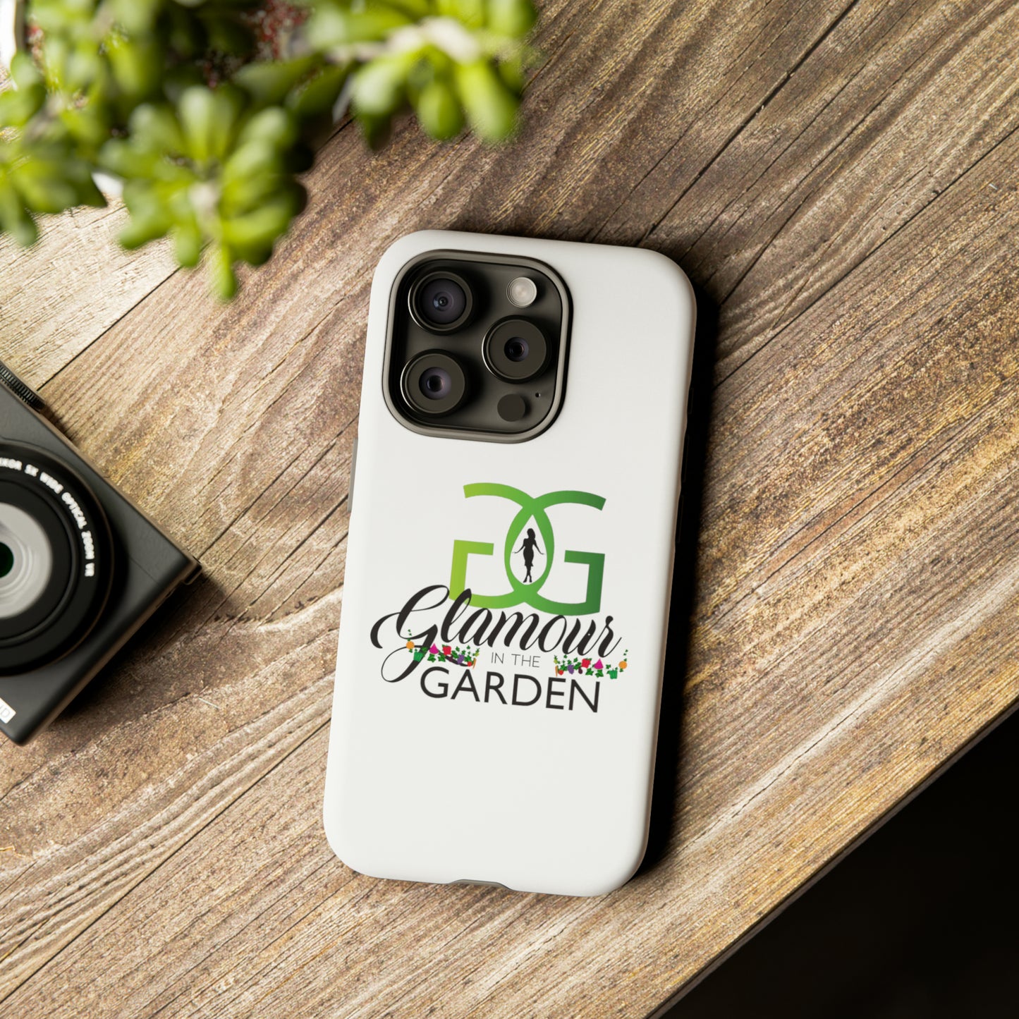 Glamour In The Garden Tough Customizable Phone Cases | Apple iPhone, Samsung Galaxy, and Google Pixel