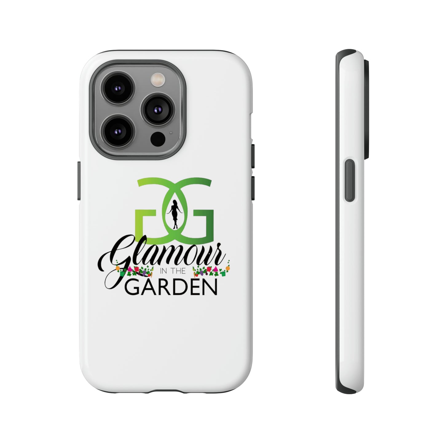 Glamour In The Garden Tough Customizable Phone Cases | Apple iPhone, Samsung Galaxy, and Google Pixel