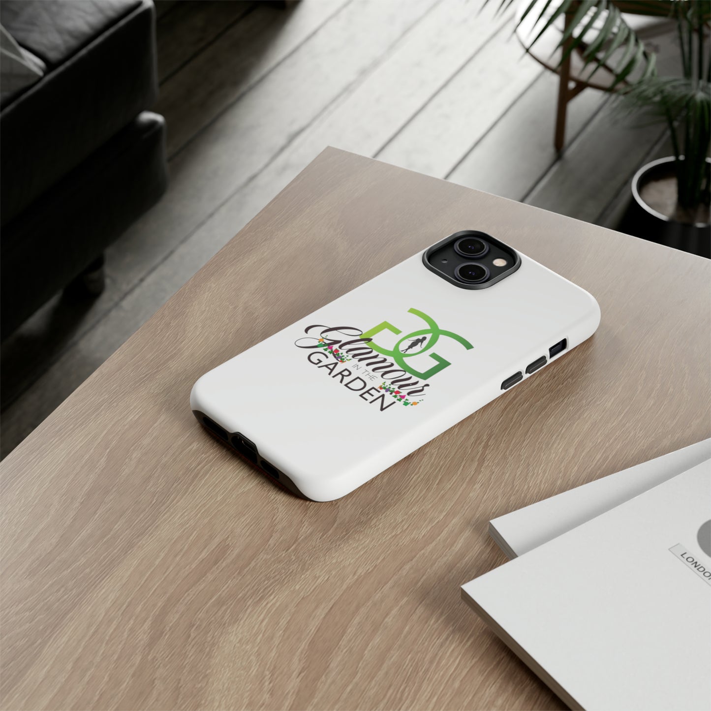 Glamour In The Garden Tough Customizable Phone Cases | Apple iPhone, Samsung Galaxy, and Google Pixel