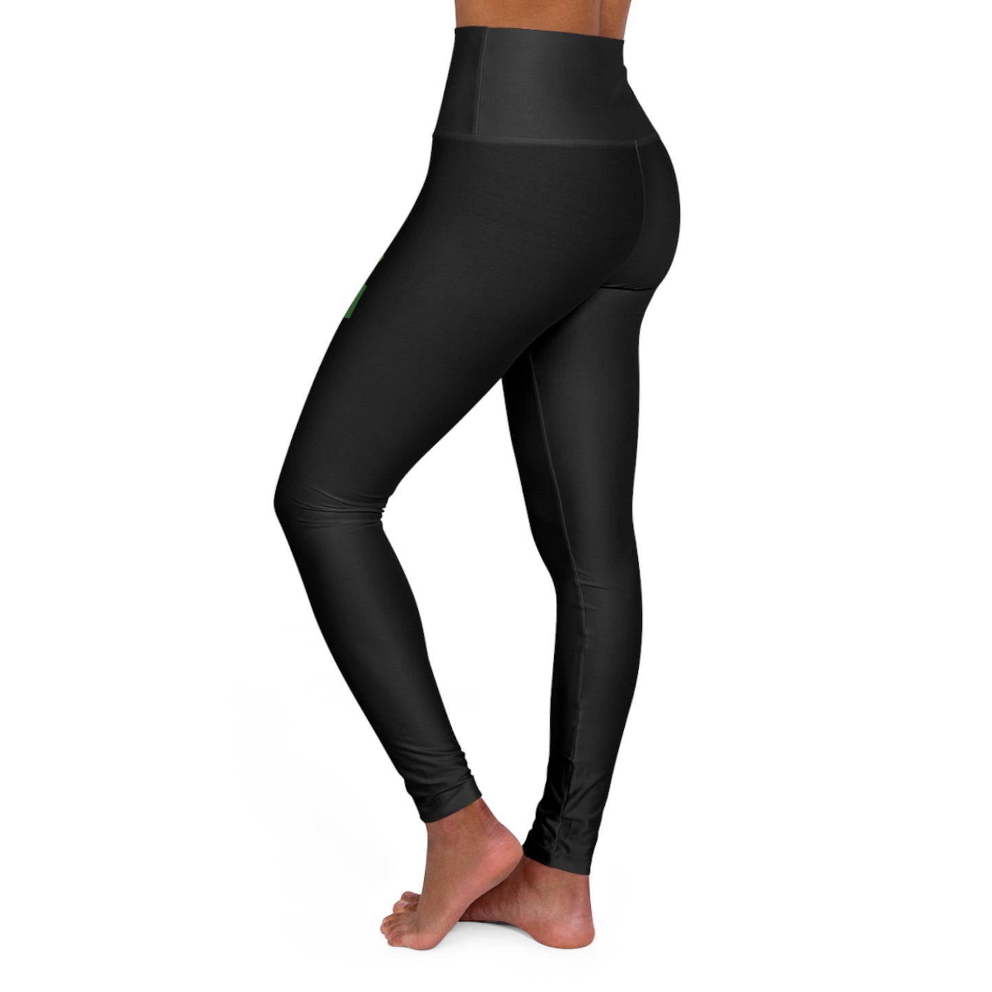 Glamour In The Garden High Waisted Yoga Leggings (AOP)