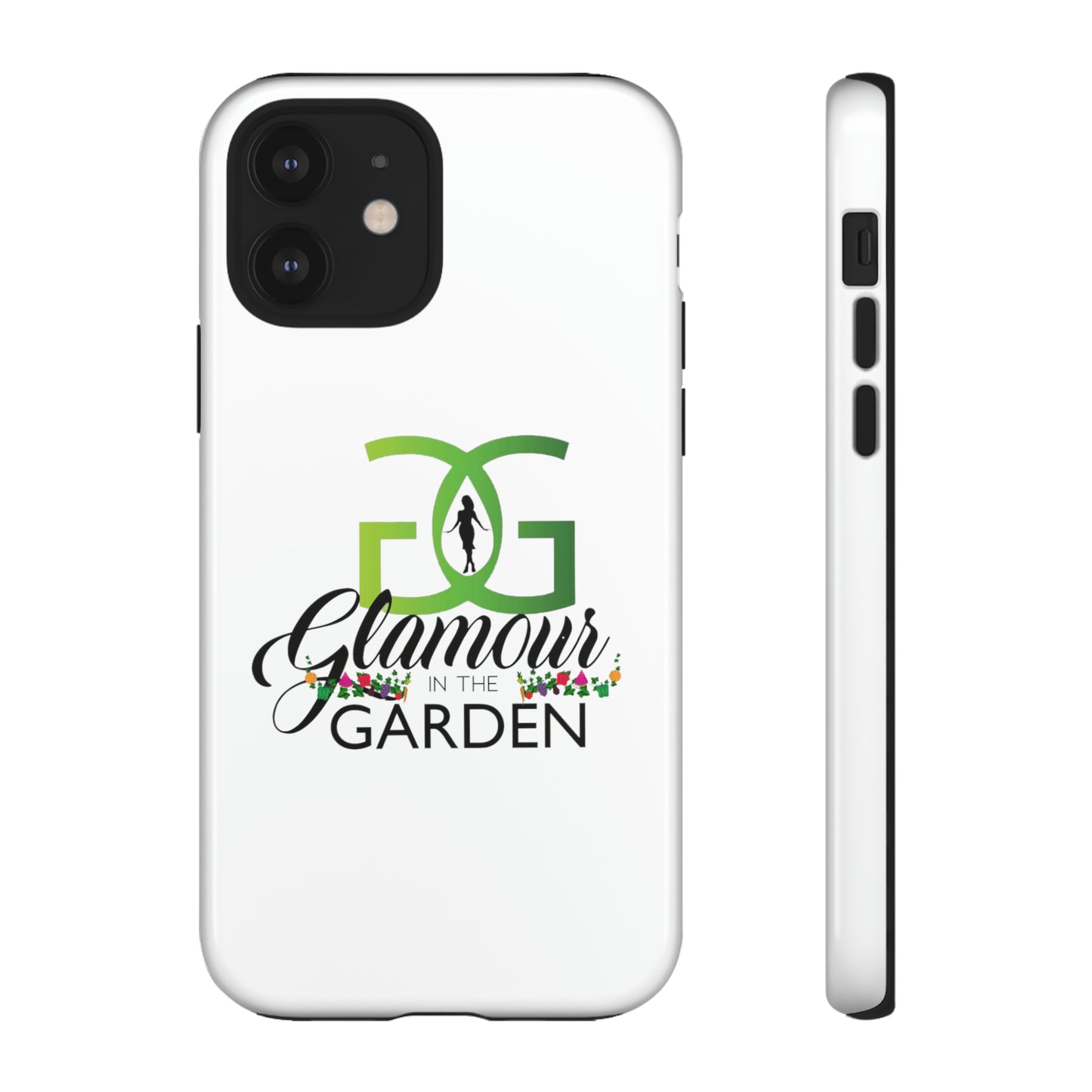 Glamour In The Garden Tough Customizable Phone Cases | Apple iPhone, Samsung Galaxy, and Google Pixel