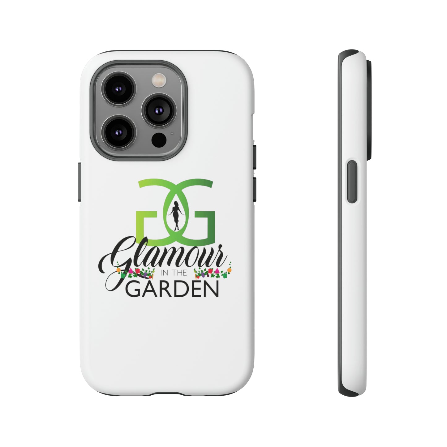 Glamour In The Garden Tough Customizable Phone Cases | Apple iPhone, Samsung Galaxy, and Google Pixel