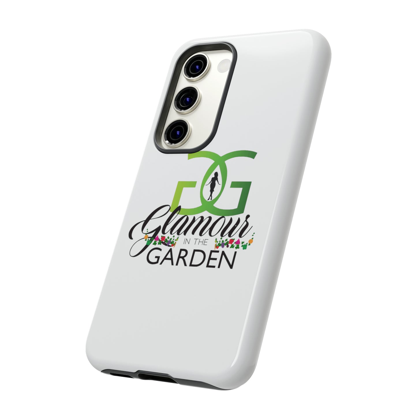 Glamour In The Garden Tough Customizable Phone Cases | Apple iPhone, Samsung Galaxy, and Google Pixel